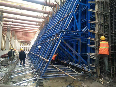 伟志钢模板——郑州市轨道交通3号线一期工程金水路站主体结构施工